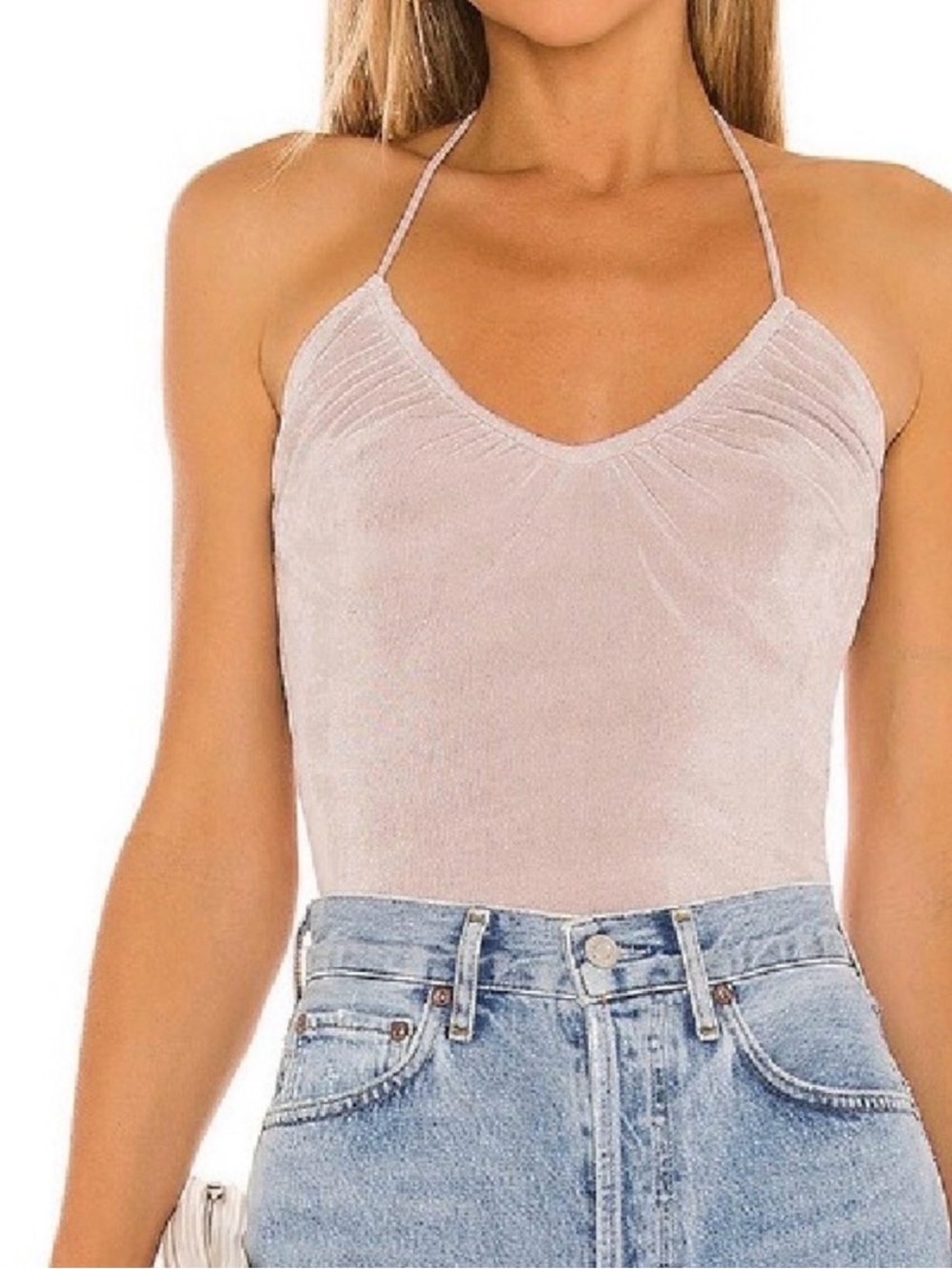 Superdown Halter Tank Top